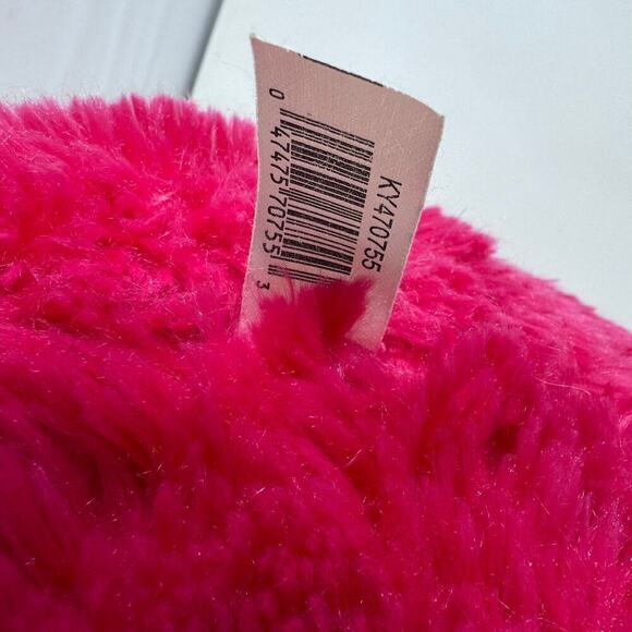 Dan Dee Collector's Choice Owl Plush Pink Green White Chevron Heart Shaped Eyes - Picture 10 of 12